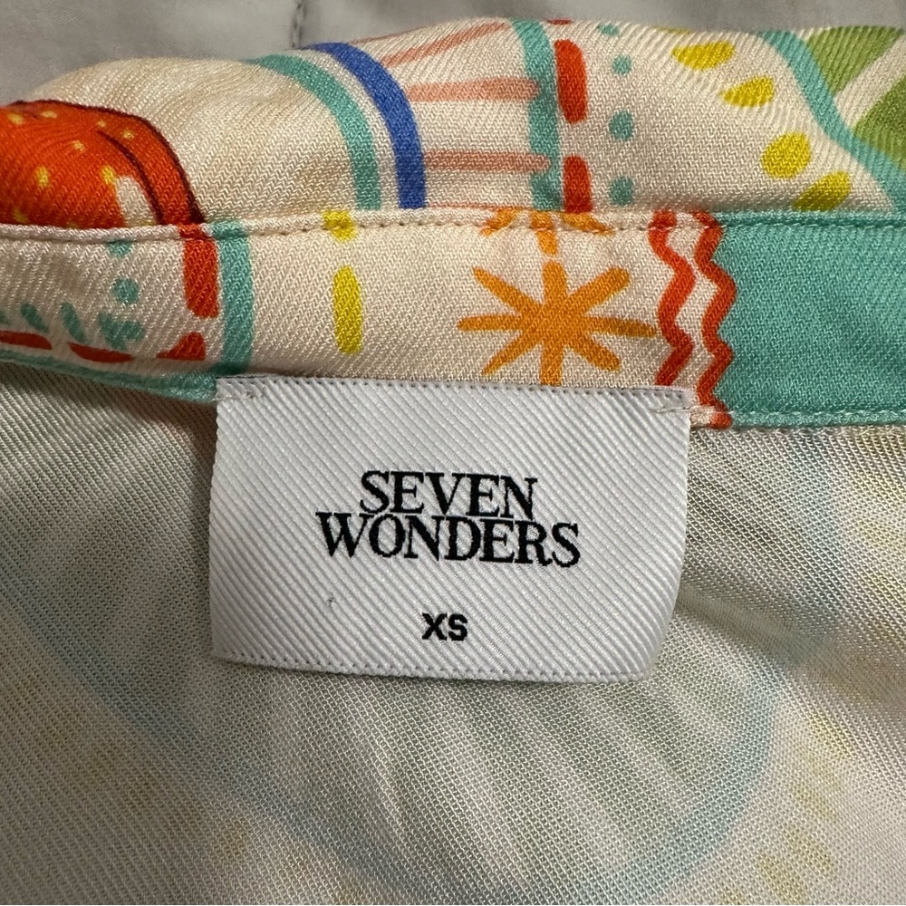 Seven Wonders Agata Shirt in Agata Print Women’s Size XS Fruit Print - Picture 9 of 11